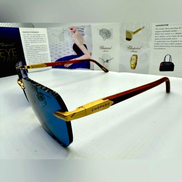 👑Chopard SCHG62V 383P‼️ Wood-Polarized Lenses ‼️ - Picture 12 of 16